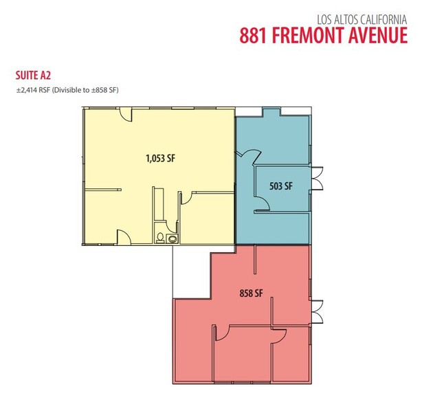 881 Fremont Ave, Los Altos, CA à louer - Plan d’étage - Image 3 de 4