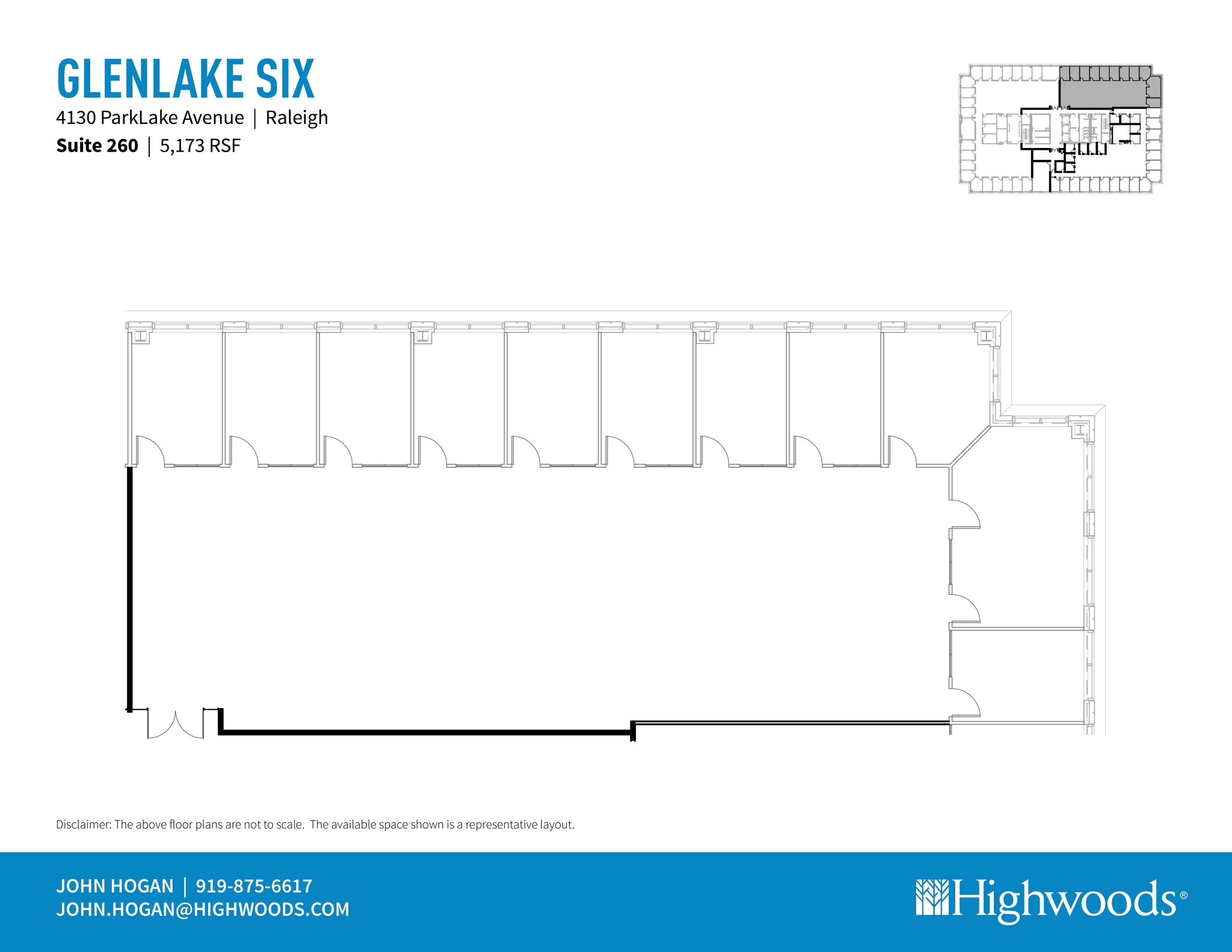 4130 Parklake Ave, Raleigh, NC for lease Floor Plan- Image 1 of 1