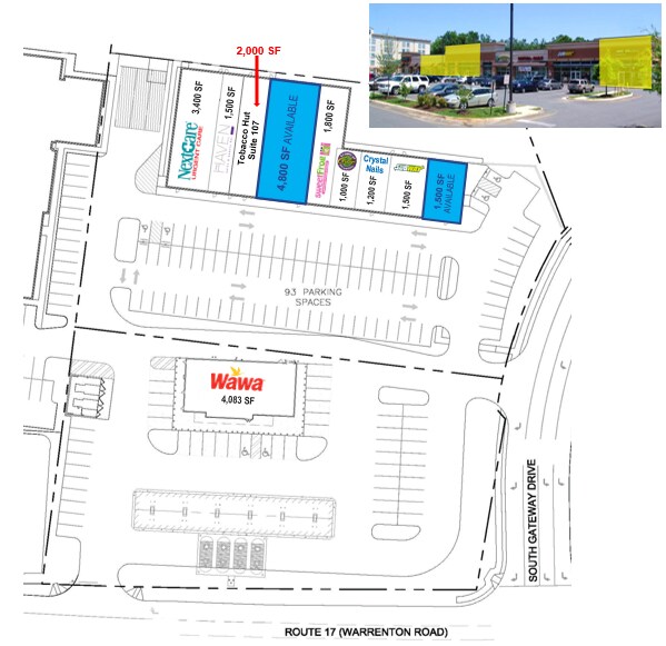 15 S Gateway Dr, Fredericksburg, VA à louer - Photo du bâtiment - Image 2 de 2