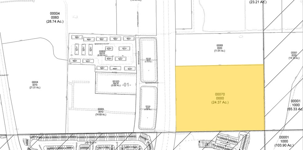 9851 Ben C Pratt Six Mile Cypress Pky, Fort Myers, FL à vendre - Plan cadastral - Image 1 de 1