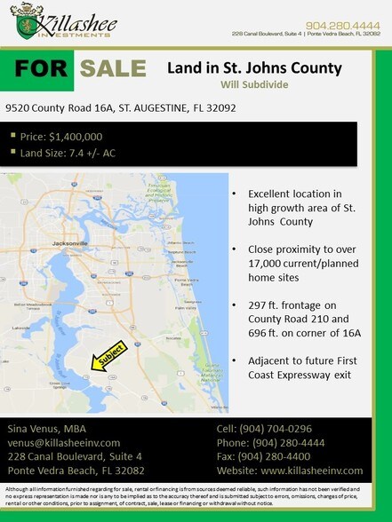 9520 County Road 16A, Saint Augustine, FL à louer - Photo du bâtiment - Image 2 de 12