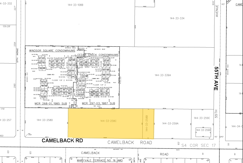 5630 W Camelback Rd, Glendale, AZ à louer - Plan cadastral - Image 2 de 15