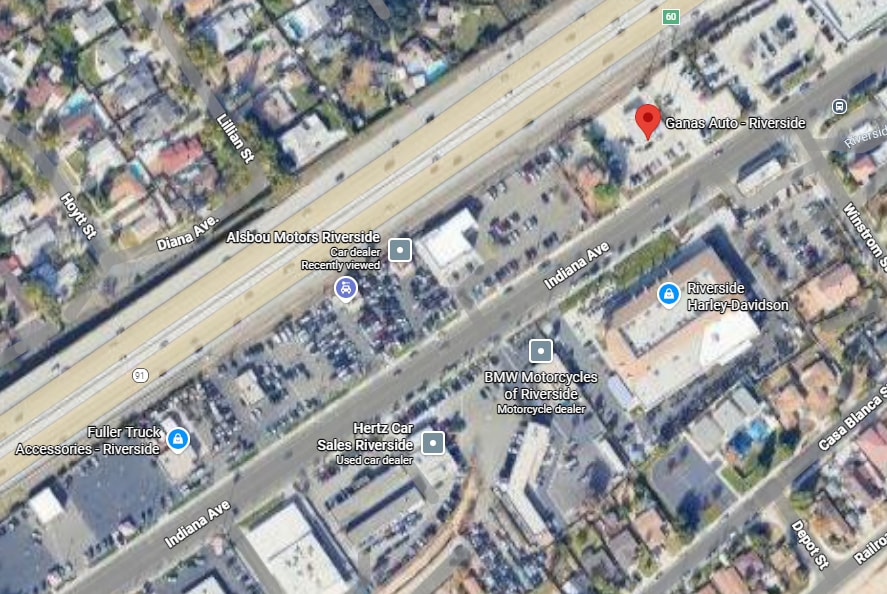 7701 Indiana Ave, Riverside, CA à louer Aérien- Image 1 de 2