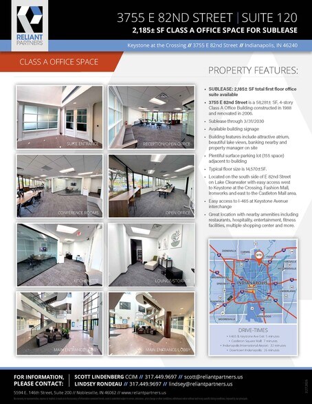 3755 E 82nd St, Indianapolis, IN for lease - Interior Photo - Image 3 of 12