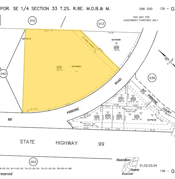 5330 Pirrone Rd, Salida, CA à vendre - Plan cadastral - Image 1 de 1