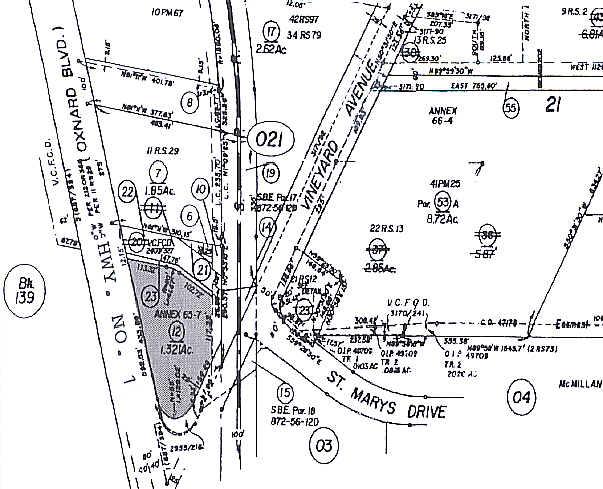 2303 E Vineyard Ave, Oxnard, CA à vendre - Plan cadastral - Image 3 de 16