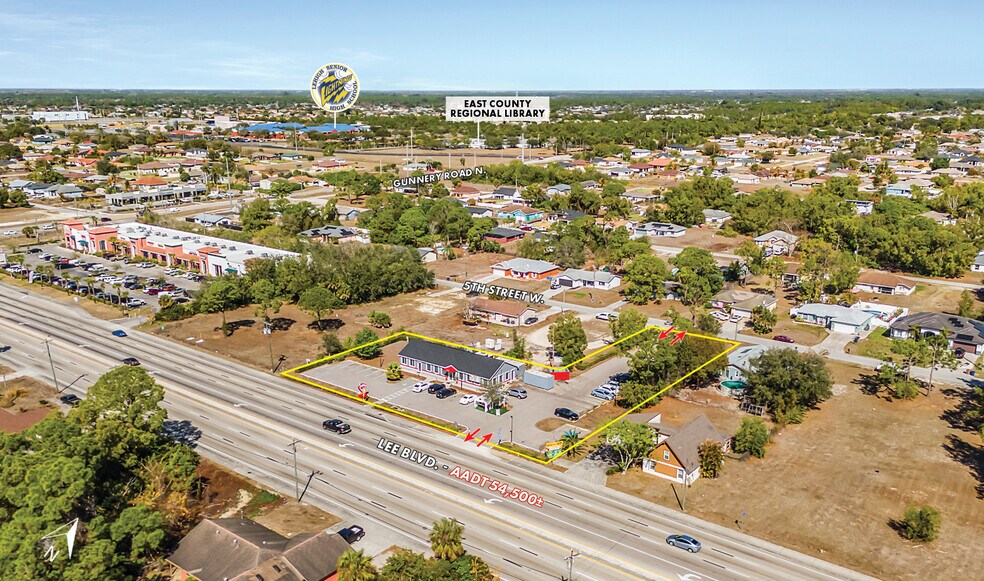 4306 Lee Blvd, Lehigh Acres, FL à vendre - Aérien - Image 2 de 6