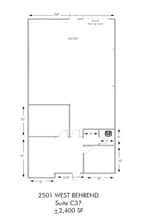 2401 W Behrend Dr, Phoenix, AZ for lease Floor Plan- Image 1 of 1