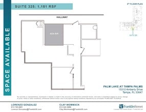 15310 Amberly Dr, Tampa, FL for lease Floor Plan- Image 1 of 1
