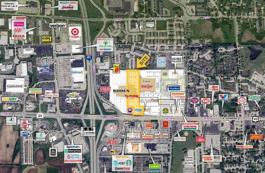 835 W Johnson St, Fond Du Lac, WI for lease - Aerial - Image 2 of 2