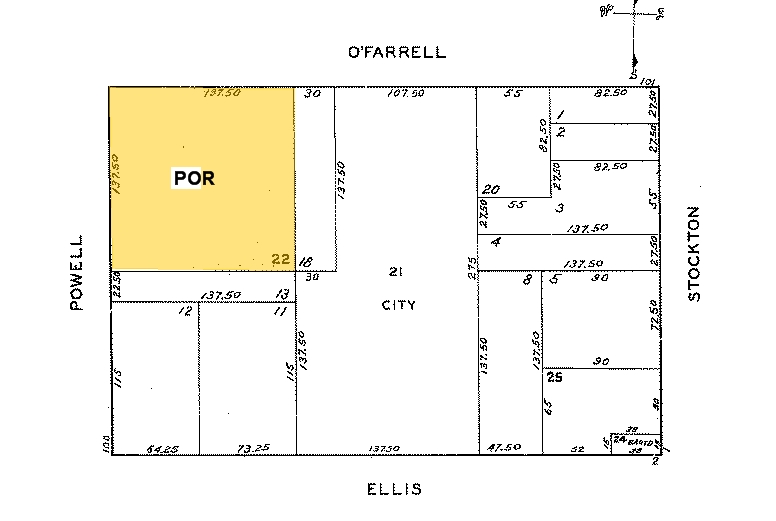 150 Powell St, San Francisco, CA for lease - Plat Map - Image 2 of 30