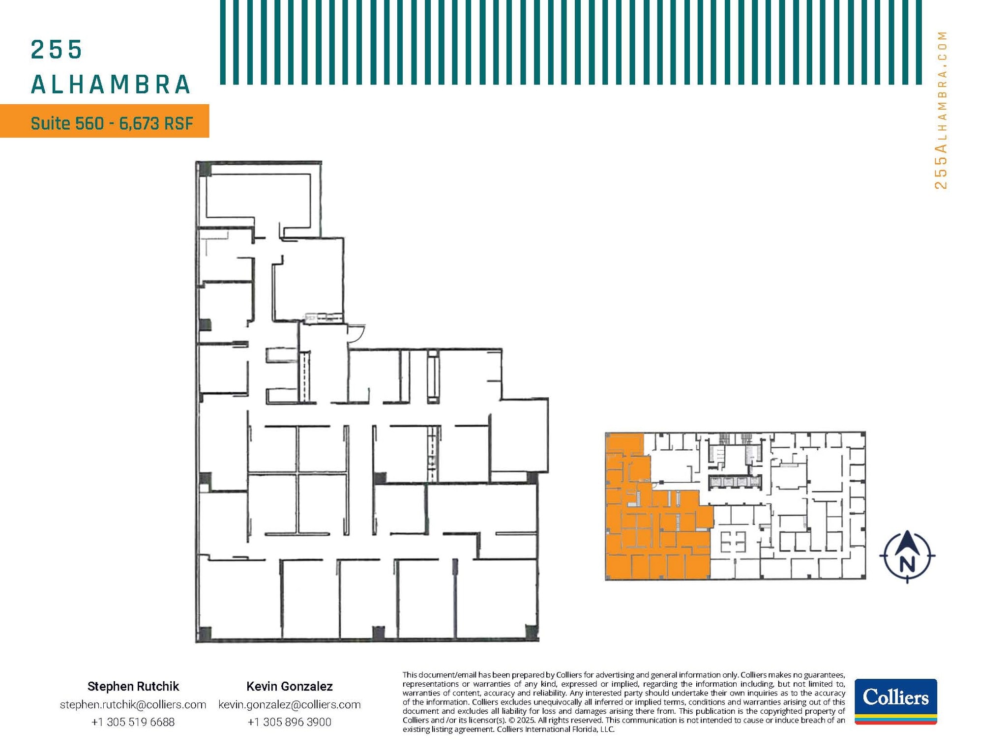 255 Alhambra Cir, Coral Gables, FL for lease Floor Plan- Image 1 of 1