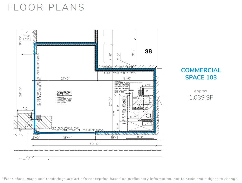 1602 S Coast Hwy, Oceanside, CA 92054 - Unité 103 -  - Plan d’étage - Image 1 of 1