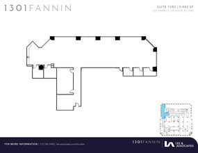 1301 Fannin St, Houston, TX for lease Floor Plan- Image 1 of 1