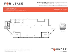 12712 Park Central Dr, Dallas, TX à louer Plan d’étage- Image 1 de 1