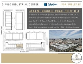 4544 W Russell Rd, Las Vegas, NV for lease Site Plan- Image 2 of 4