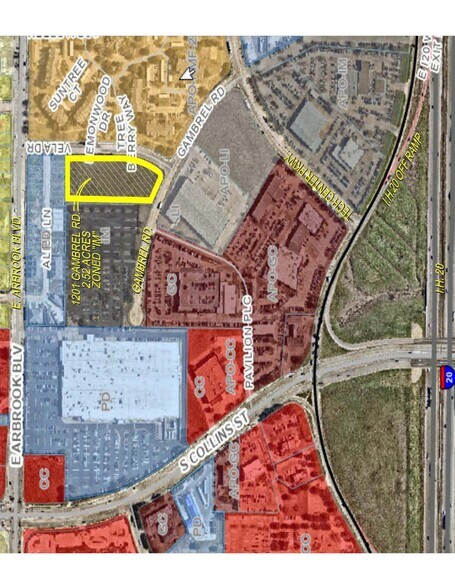 1201 Gambrel Rd, Arlington, TX à vendre - Plan de site - Image 2 de 4