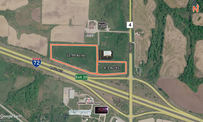 More details for I-72 and Route 4, Barry, IL - Land for Sale