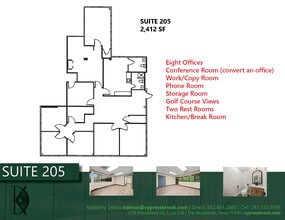 1776 Woodstead Ct, The Woodlands, TX for lease Floor Plan- Image 1 of 3