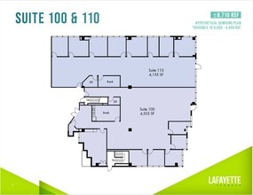 3697 Mount Diablo Blvd, Lafayette, CA à louer Plan d’étage- Image 1 de 1