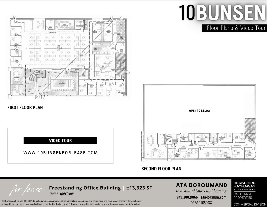 10 Bunsen, Irvine, CA à louer Plan d’étage- Image 1 de 1