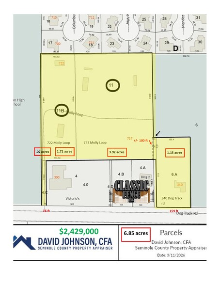 340 Dog Track Rd, Longwood, FL à vendre - Photo du bâtiment - Image 1 de 6