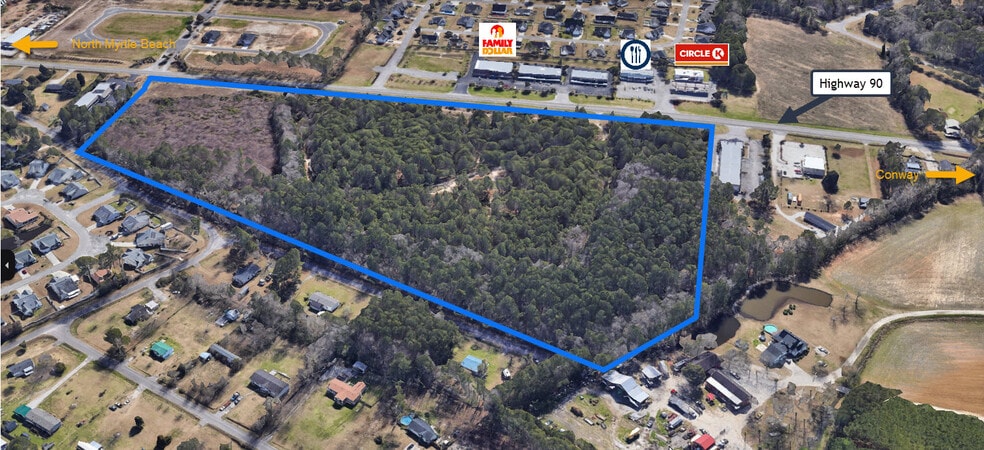 Tbd Highway 90, Longs, SC for sale - Aerial - Image 2 of 3