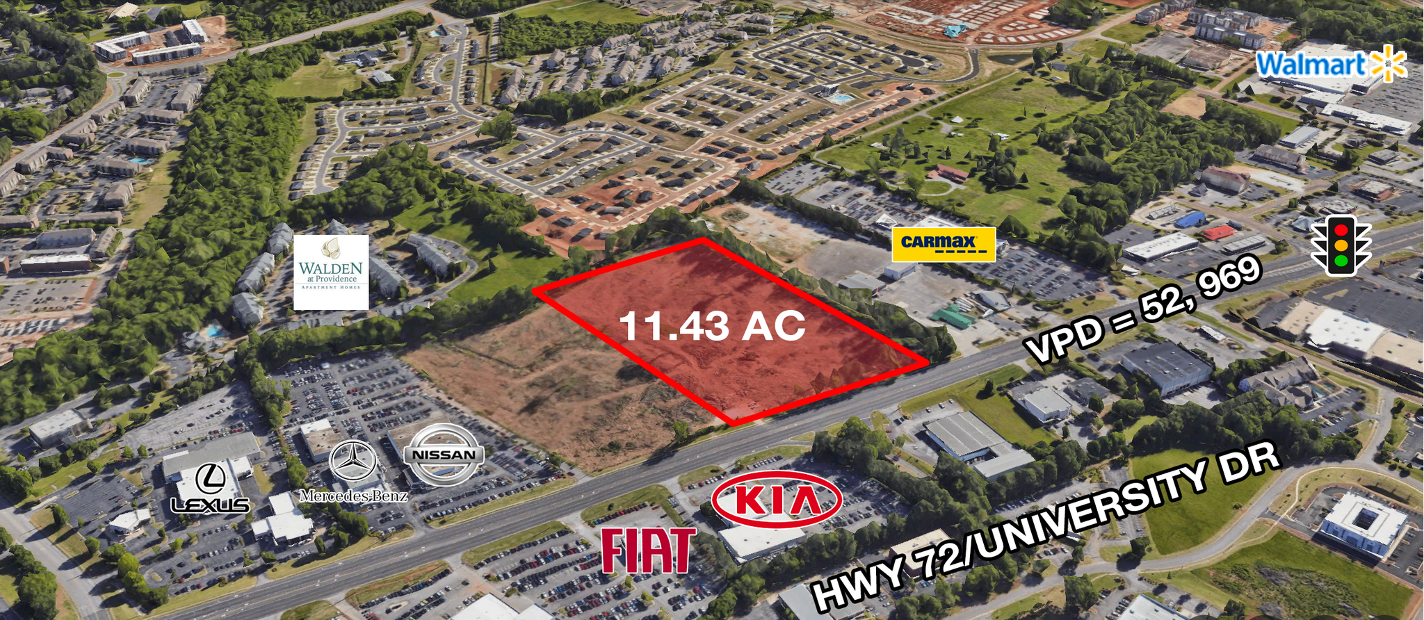 6472 US-72, Huntsville, AL à vendre Aérien- Image 1 de 2