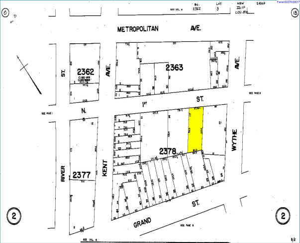 66 N 1st St, Brooklyn, NY à vendre - Plan cadastral - Image 1 de 1