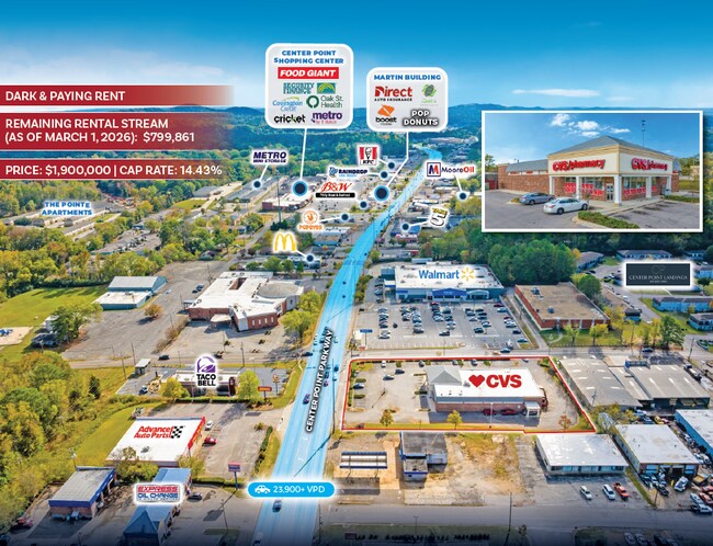 More details for 2000 Center Point, Birmingham, AL - Retail for Sale