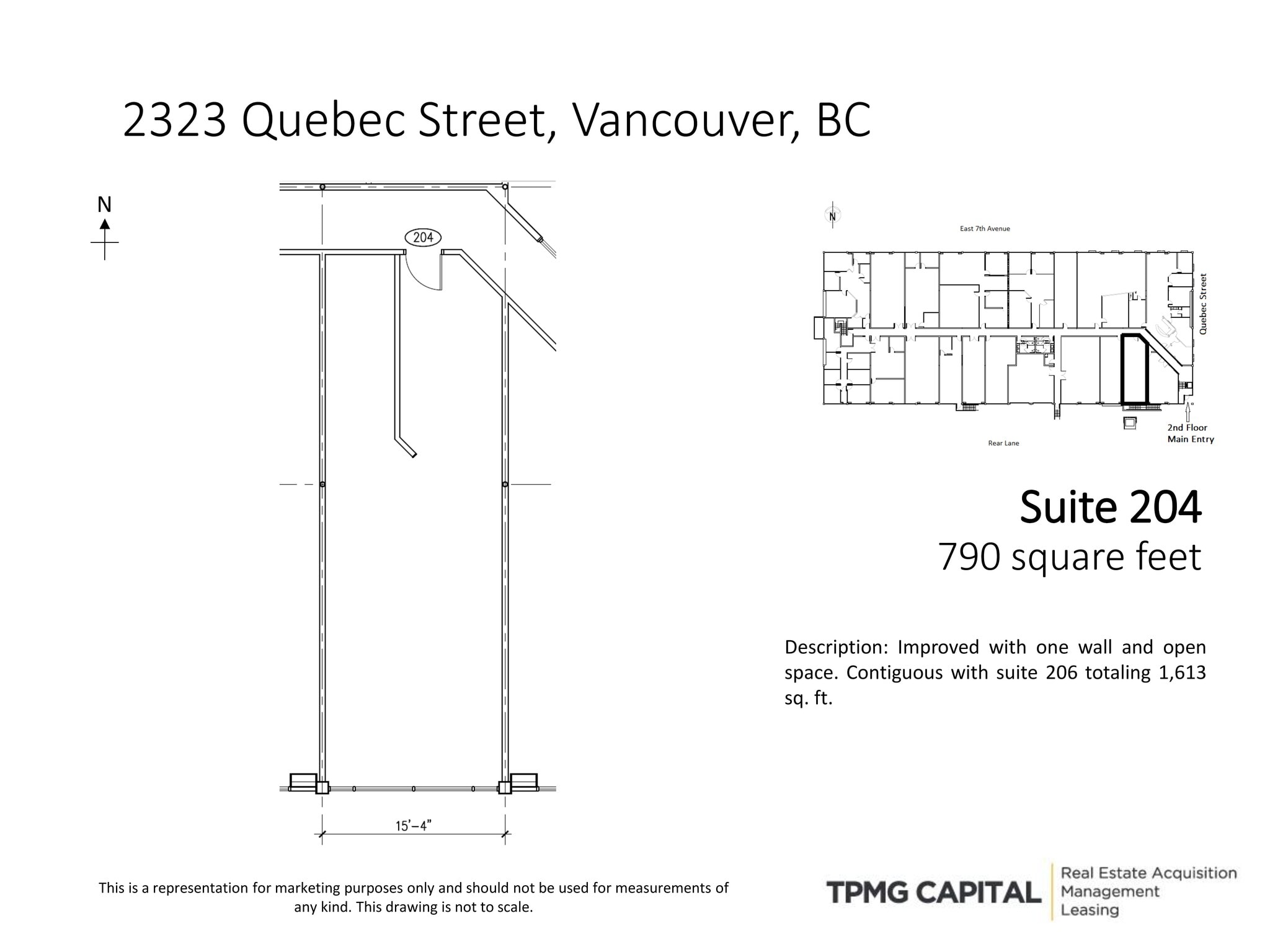 2323 Quebec St, Vancouver, BC à louer Plan de site- Image 1 de 2