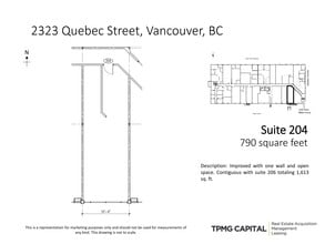 2323 Quebec St, Vancouver, BC à louer Plan de site- Image 1 de 2