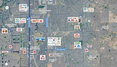 S McQueen Rd, Chandler, AZ - Aerial map view