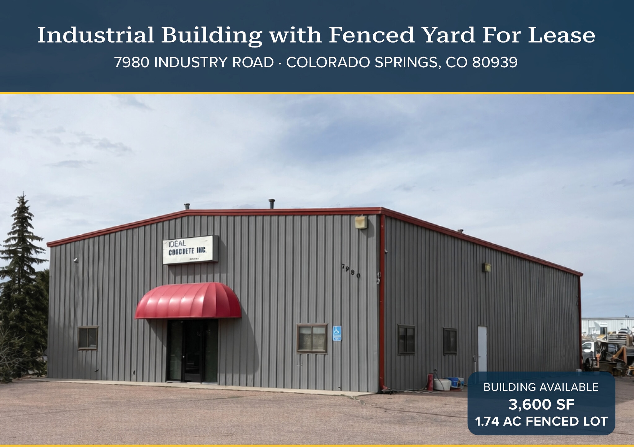 7980 Industry Rd, Colorado Springs, CO for lease Building Photo- Image 1 of 4