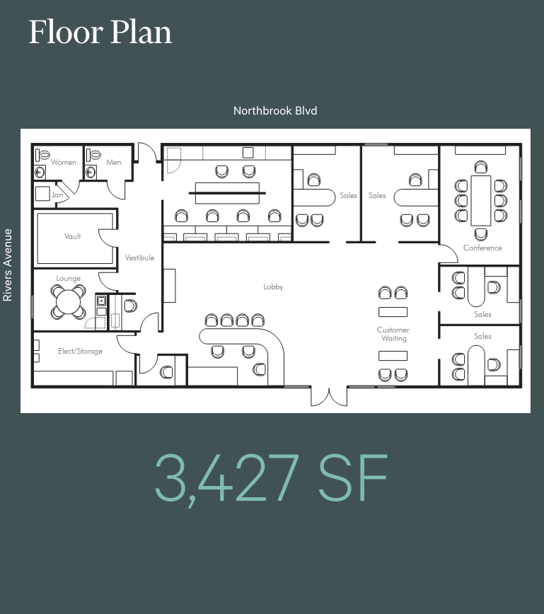 7850 Rivers Ave, North Charleston, SC for lease Floor Plan- Image 1 of 1