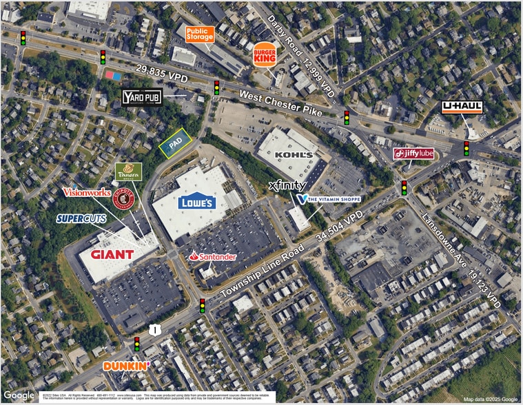 116 Township Line Rd, Havertown, PA à louer - Aérien - Image 2 de 2