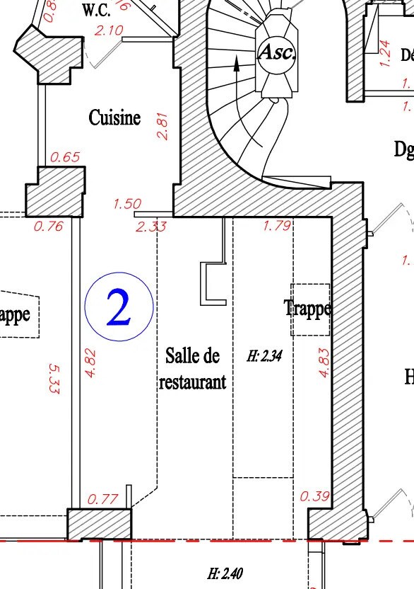 Retail in Pantin for lease Floor Plan- Image 1 of 6