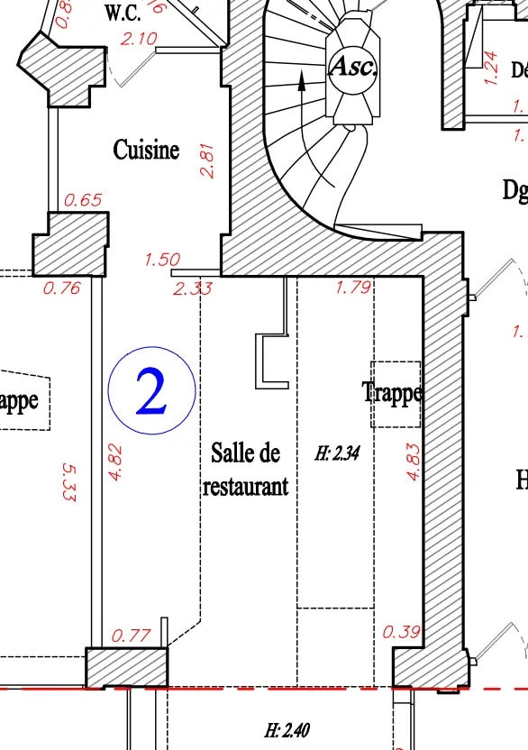 Commerce de détail dans Pantin à louer Plan d’étage- Image 1 de 6