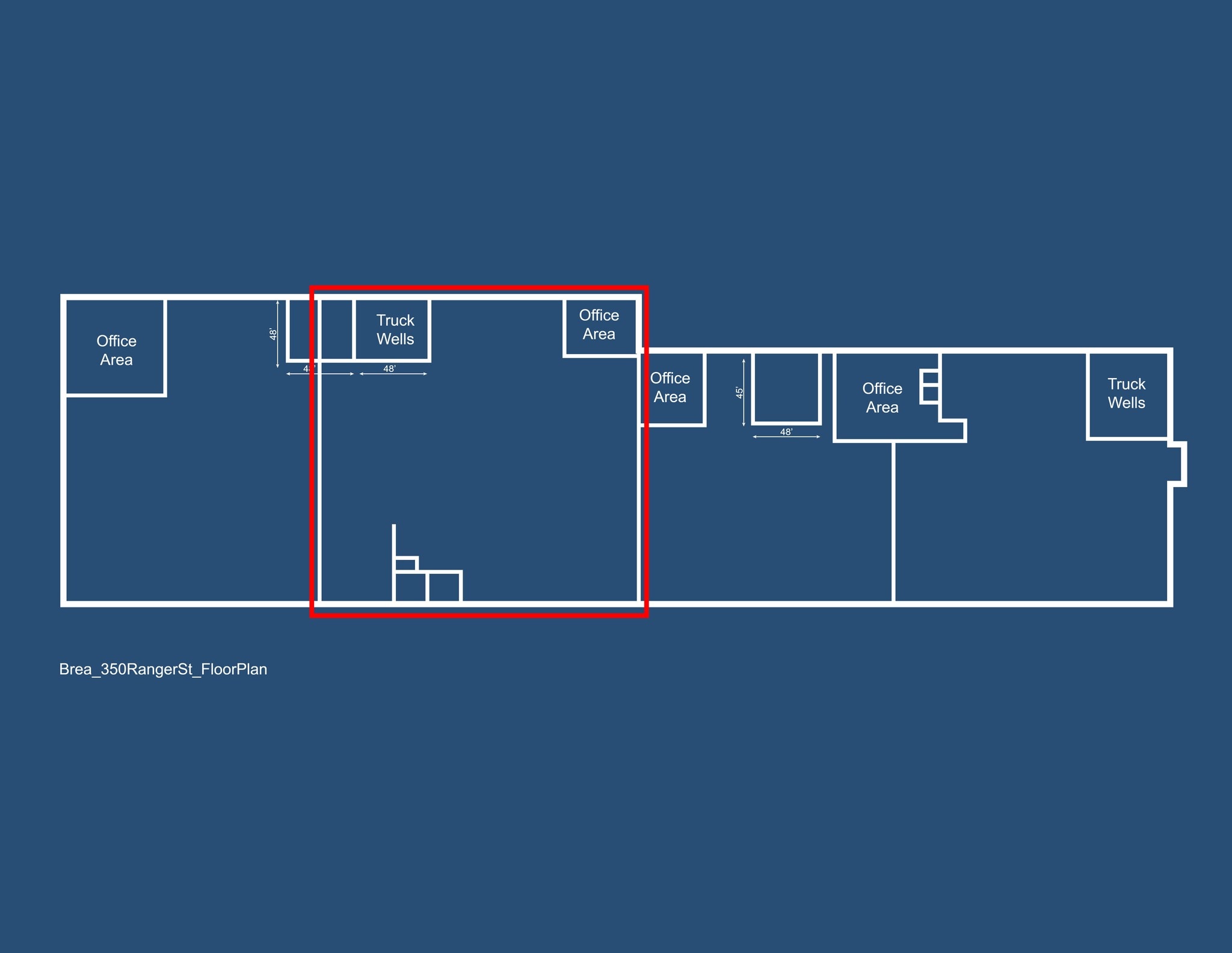 350 Ranger Ave, Brea, CA for lease Site Plan- Image 1 of 3