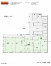 401 S LaSalle St, Chicago, IL for lease Floor Plan- Image 1 of 5