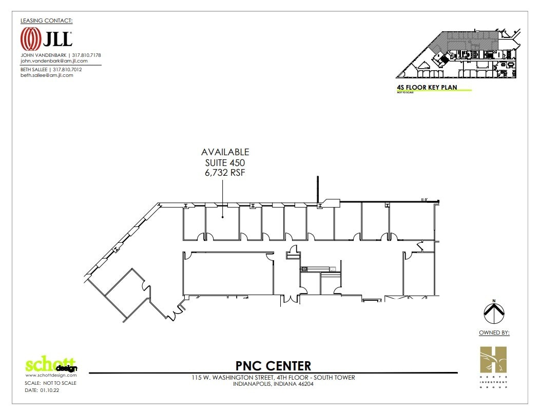101-115 W Washington St, Indianapolis, IN for lease Floor Plan- Image 1 of 1