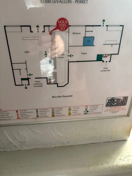 Retail in Levallois-Perret for sale - Floor Plan - Image 2 of 5