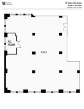 19 W 44th St, New York, NY for lease Floor Plan- Image 1 of 1