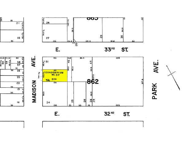 161 Madison Ave, New York, NY for sale - Plat Map - Image 1 of 37