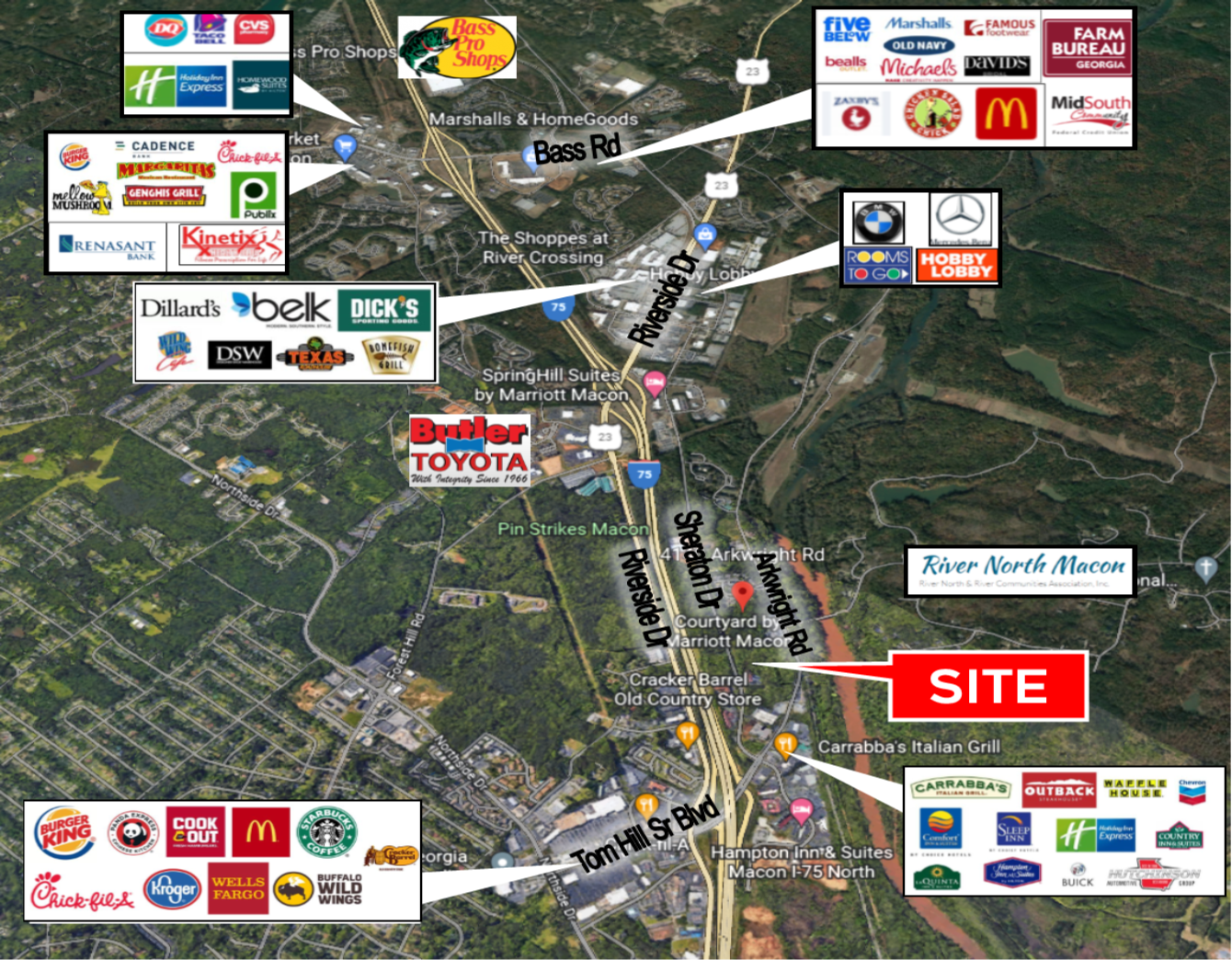 4090 Arkwright Rd, Macon-Bibb, GA à vendre Photo du bâtiment- Image 1 de 2