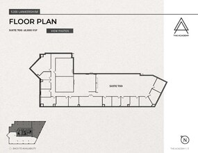 5200 Lankershim Blvd, North Hollywood, CA à louer Plan d’étage- Image 1 de 1