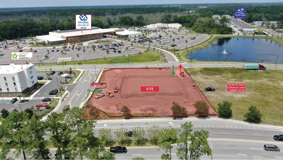 0 Max Leggett Pky, Jacksonville, FL for lease - Aerial - Image 1 of 6
