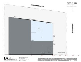 5722 Union Pacific Ave, Commerce, CA for lease Site Plan- Image 1 of 1