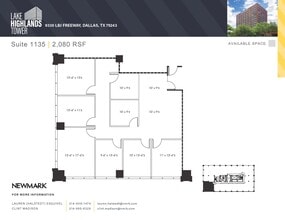9330 Lyndon B Johnson Fwy, Dallas, TX à vendre Plan d’étage- Image 1 de 1