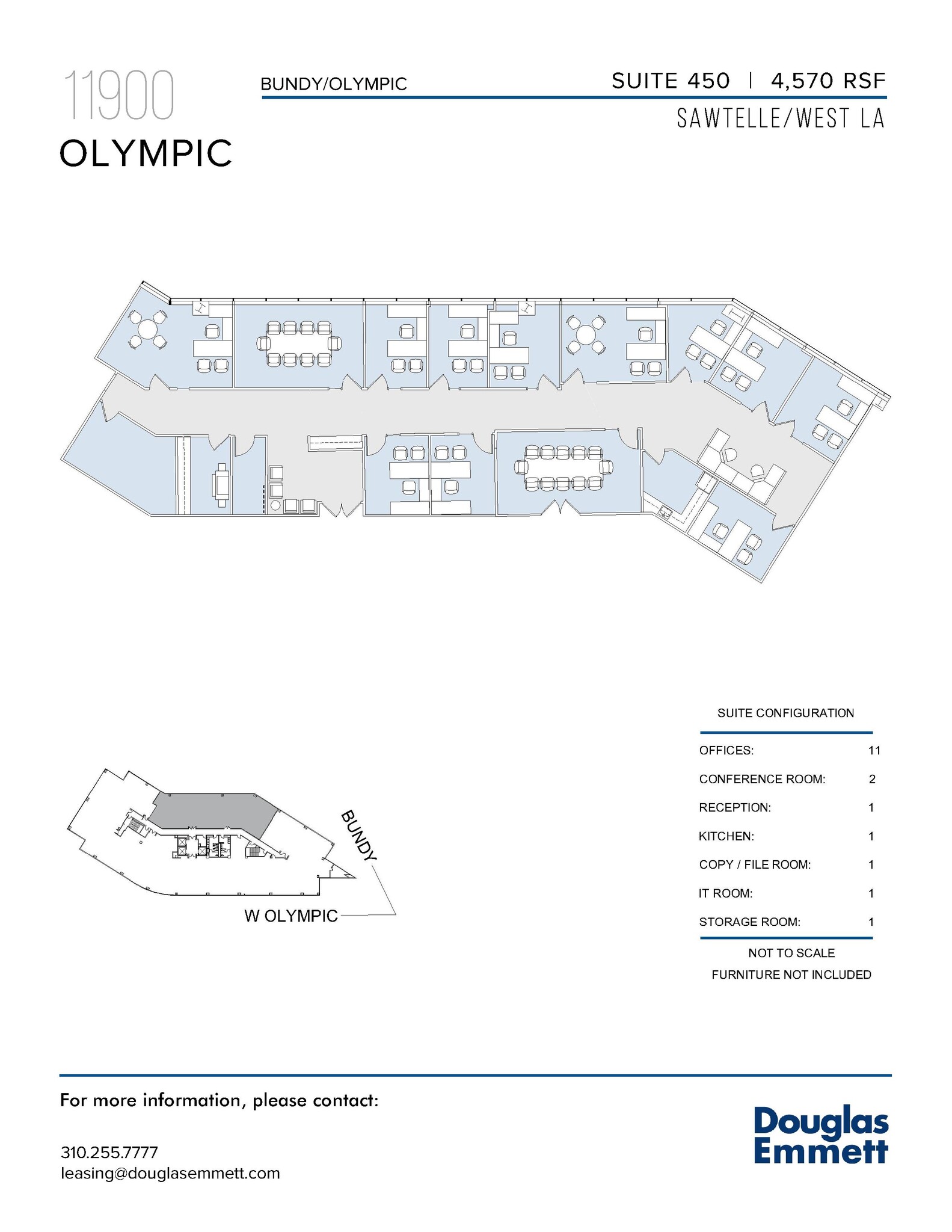 11900 W Olympic Blvd, Los Angeles, CA for lease Floor Plan- Image 1 of 1